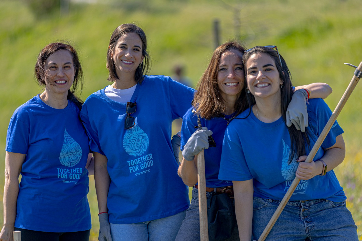 Beam Suntory employees volunteering as part of the company's annual global day of service, Together For Good. 