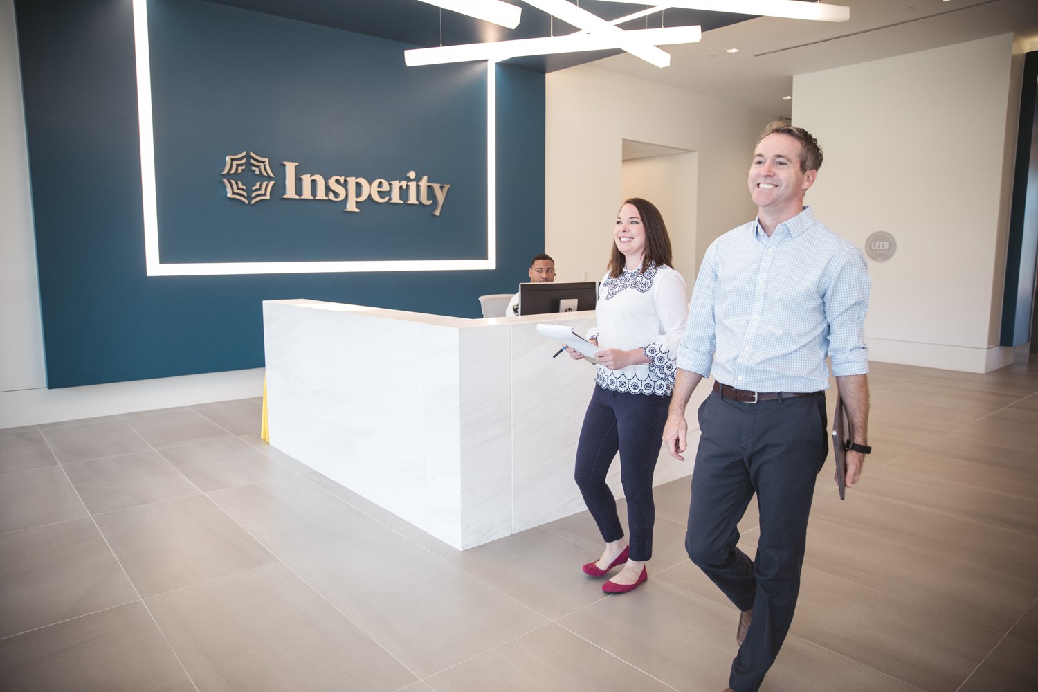 Insperity employees at Company headquarters in Kingwood, Texas.