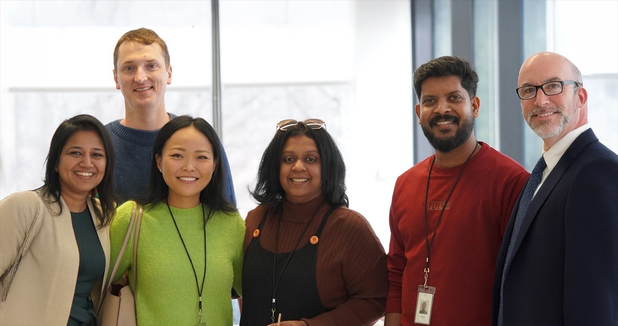 Members from our Data Engineering, Project Management and Business Analysis teams catching up.