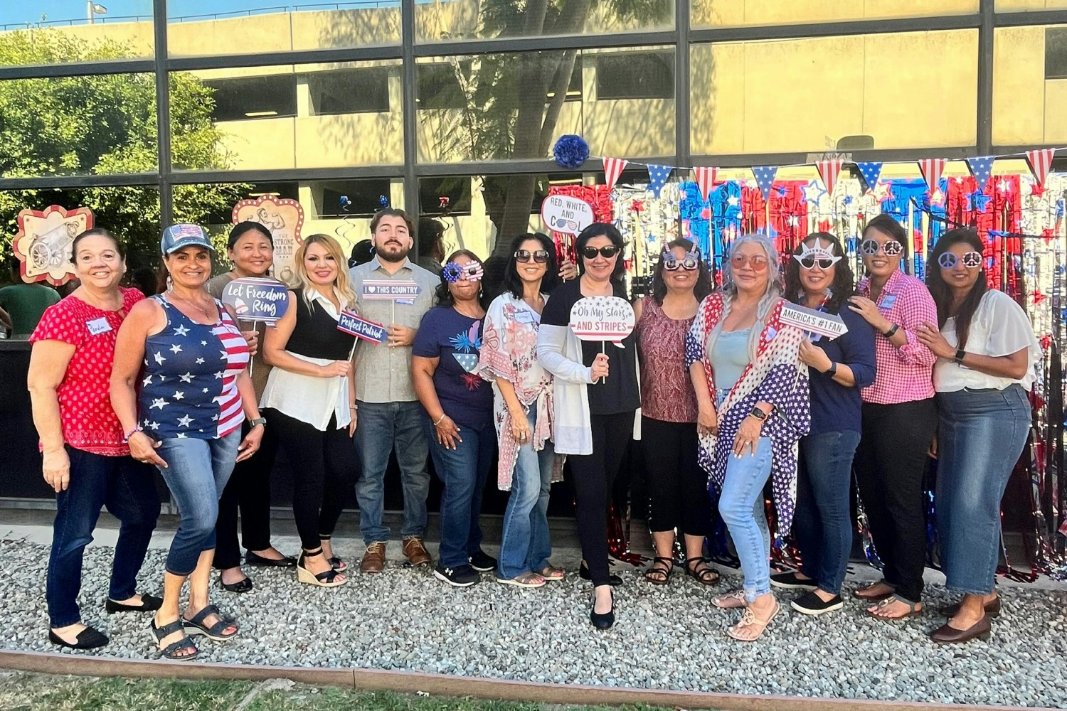 Some staff from our Long Beach Corporate Team at Headquarters enjoying the annual picnic