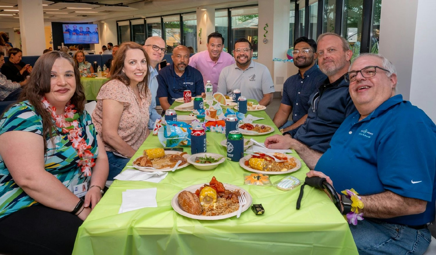 It was sunshine and good times at our corporate office's Hawaiian-themed Luau.