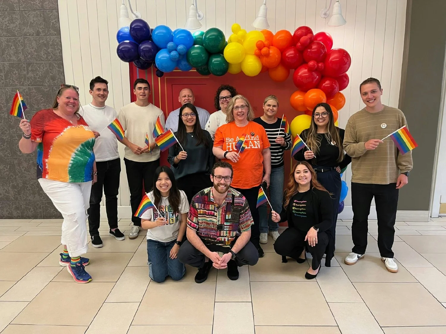 The Bellevue office celebrated a colorful Pride Month.