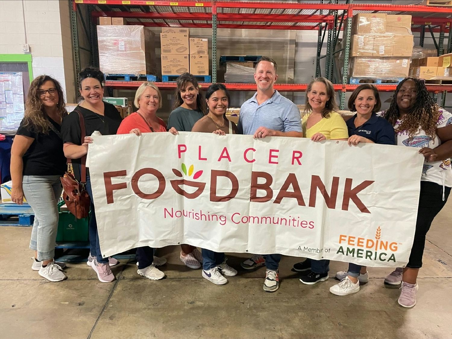 Our team out of Roseville, CA volunteered at Placer Food Bank, packing 2,760 lbs. of food in just two hours. 