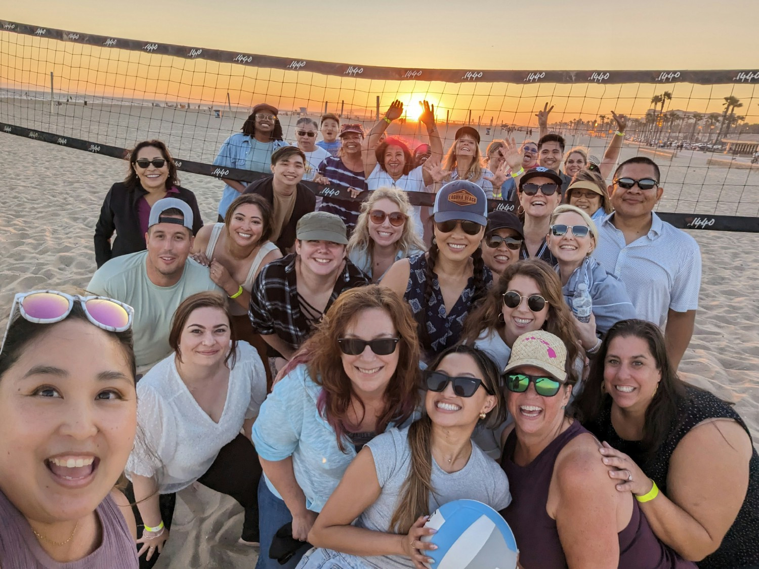 Just the sand and sun of it. Ventegrans celebrate a day of achievements and advancing customer expectations and needs.