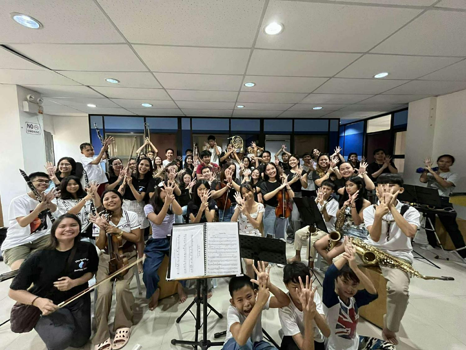 In Cebu,  our team volunteered and hosted a Mini Concert of Hope, blending music and learning.