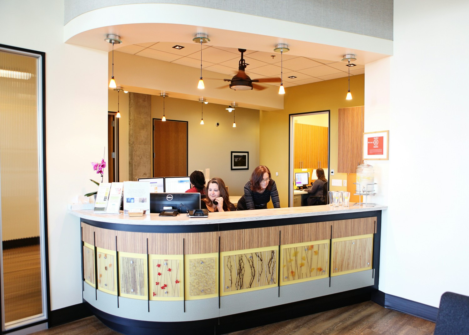 Our patient check in desk