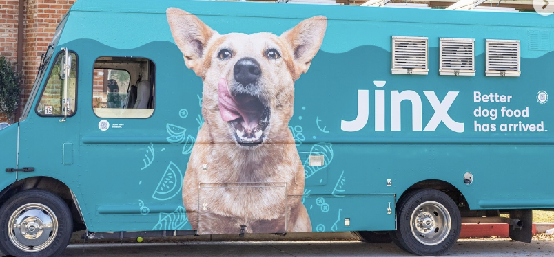 Another great client example. Why can't dogs have food trucks too? Jinx made it happen!!