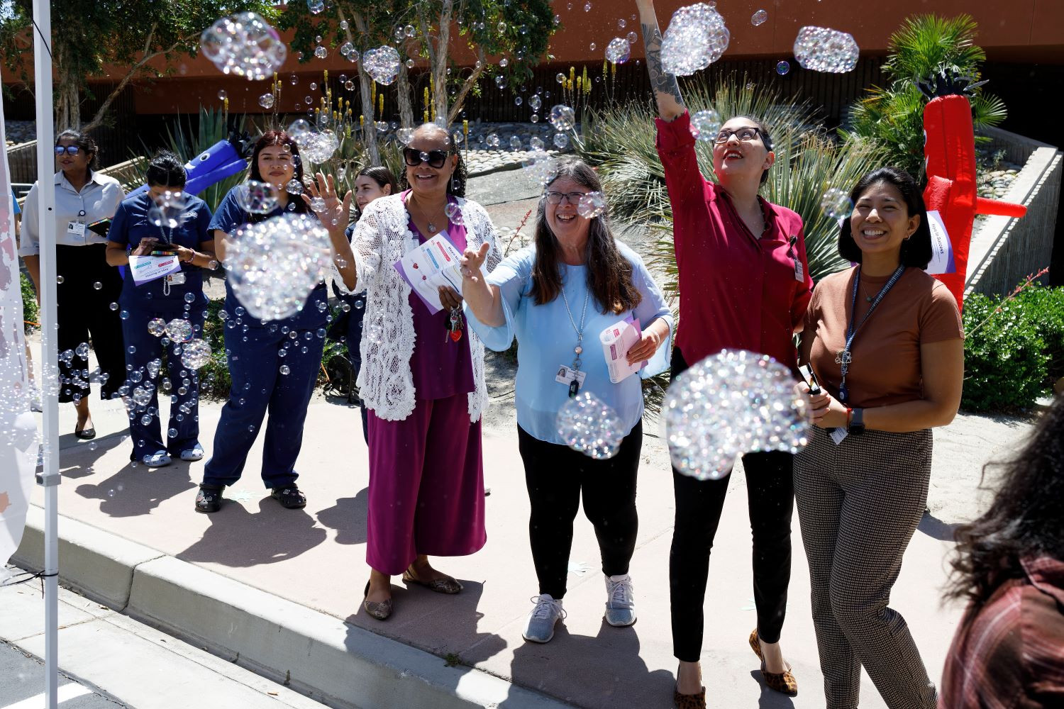 Week of WOW celebration with taco lunch cooked fresh and provided to our amazing employees