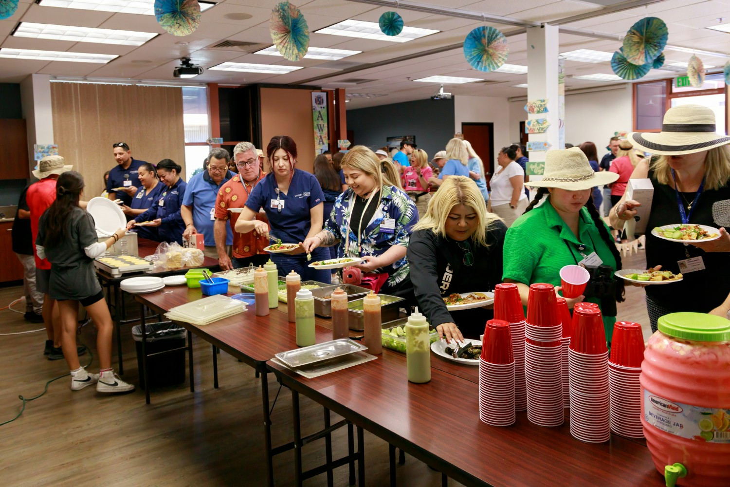 Taco lunch provided to our amazing employees during Week of WOW