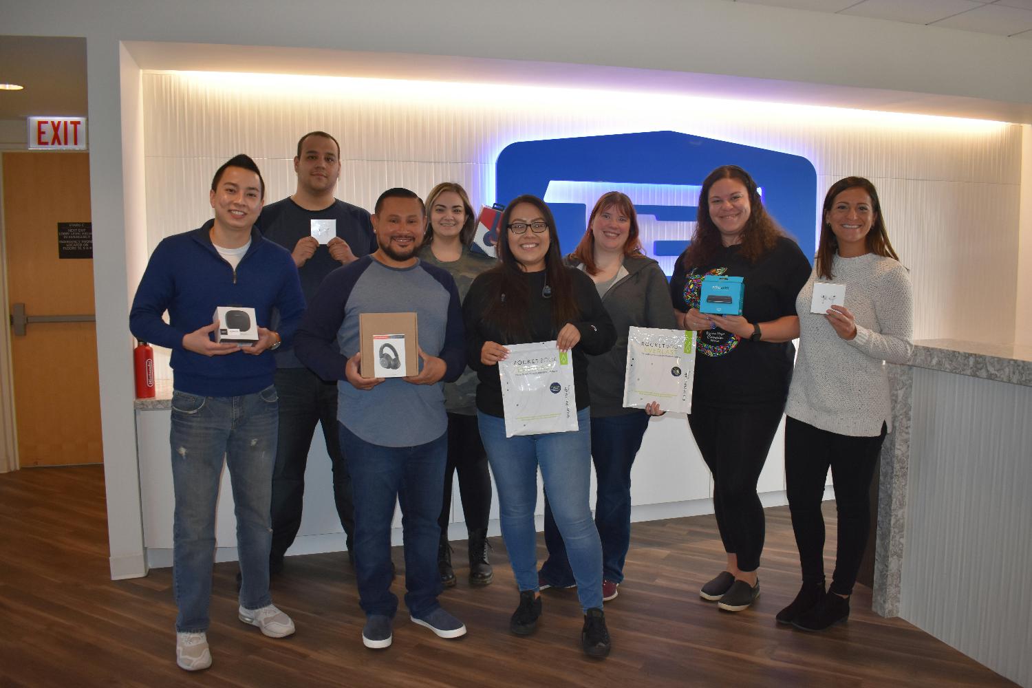 2019 Employee Appreciation Day prize winners.