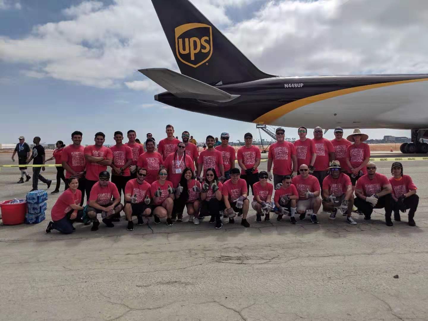 Special Olympic Plane Pull