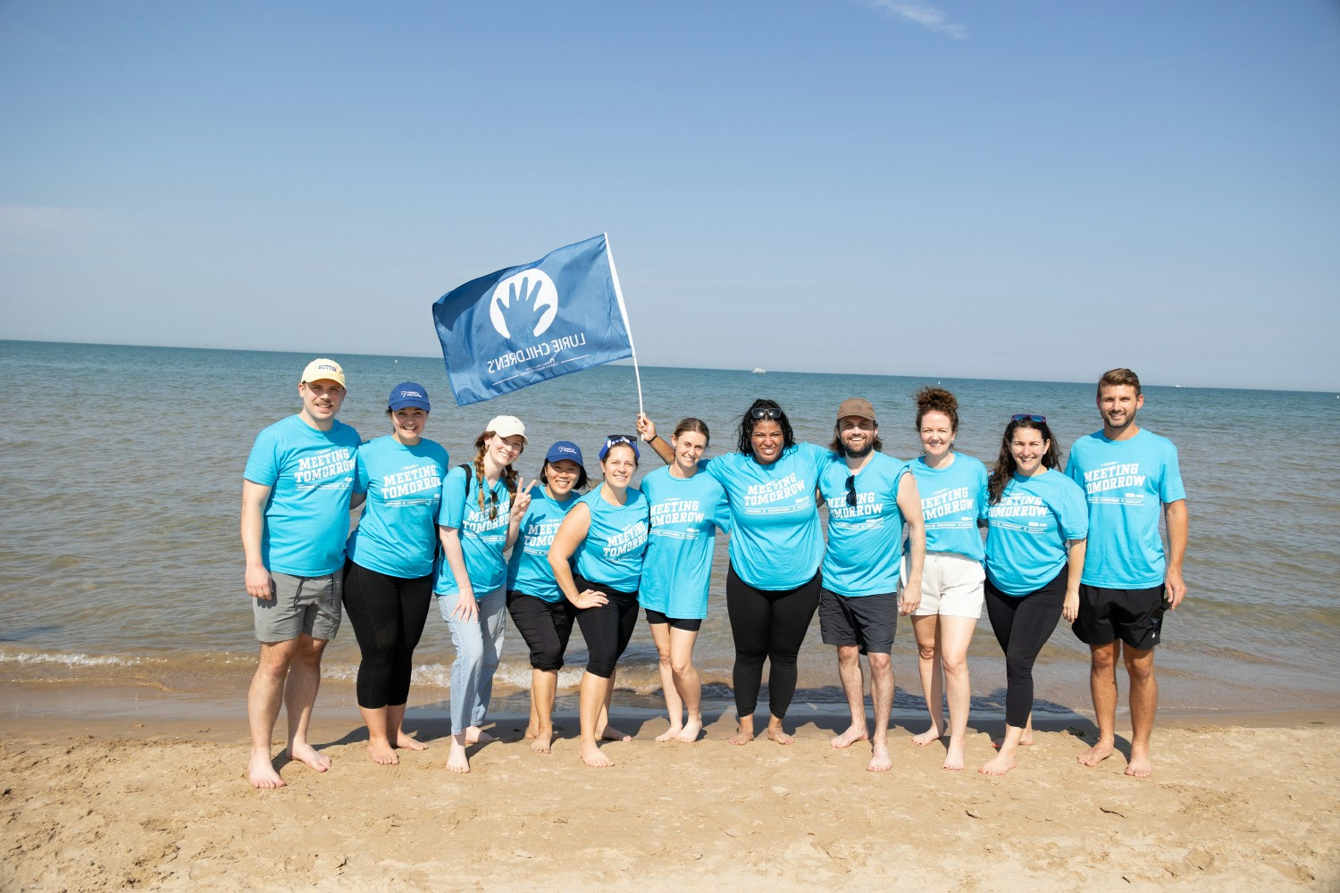 We love volunteering — our team participates in Lurie's Corporate Cup to fundraise for the local children's hospital.