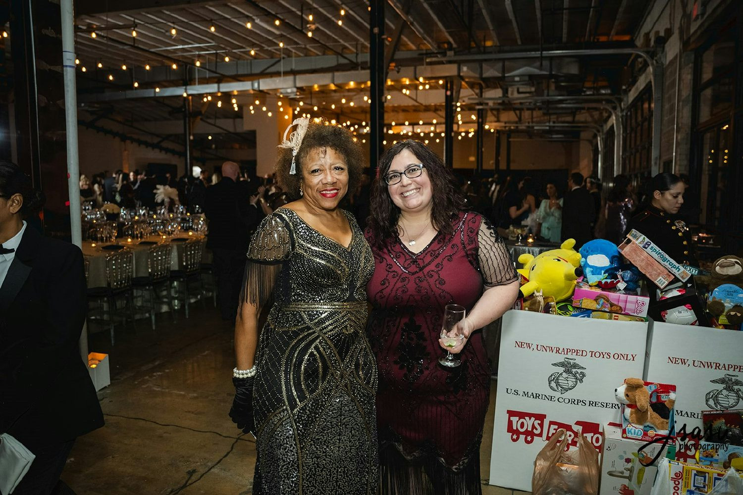 Toys for Tots collection at our annual holiday party.