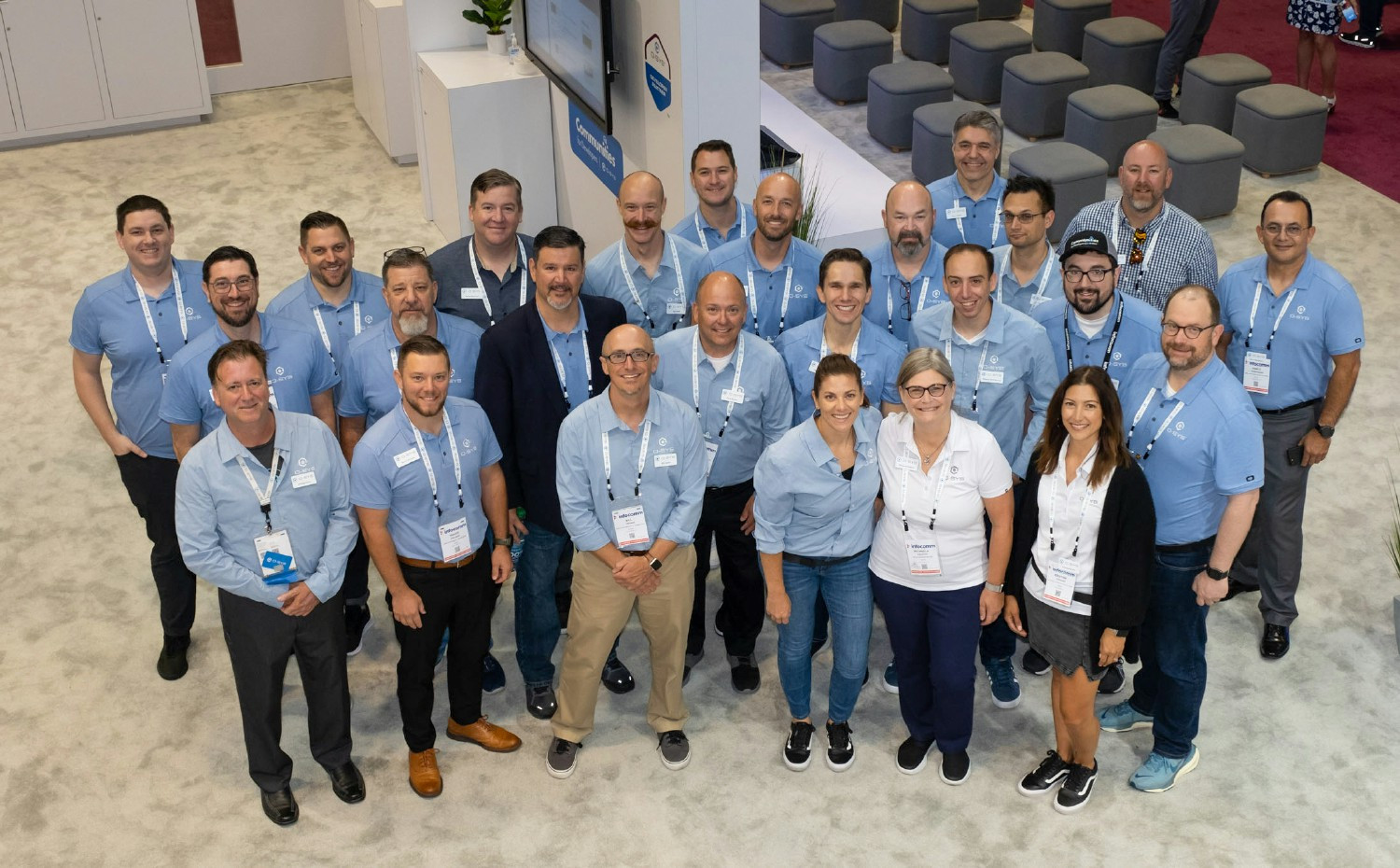 QSC Team working trade shows.