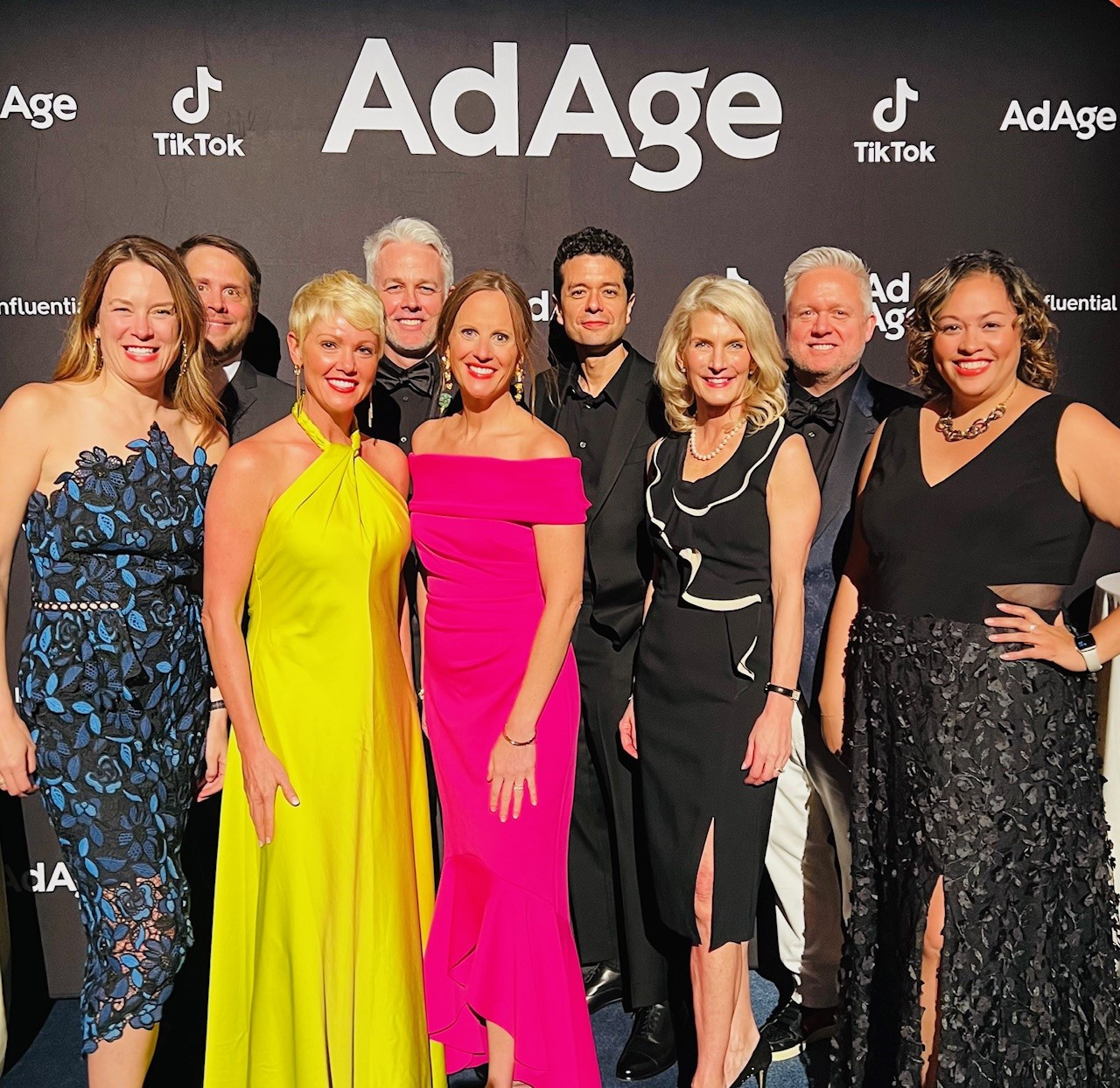 While we prefer rolling up our sleeves, not bad to get fancy to celebrate Ad Age naming us a top 20 agency globally.