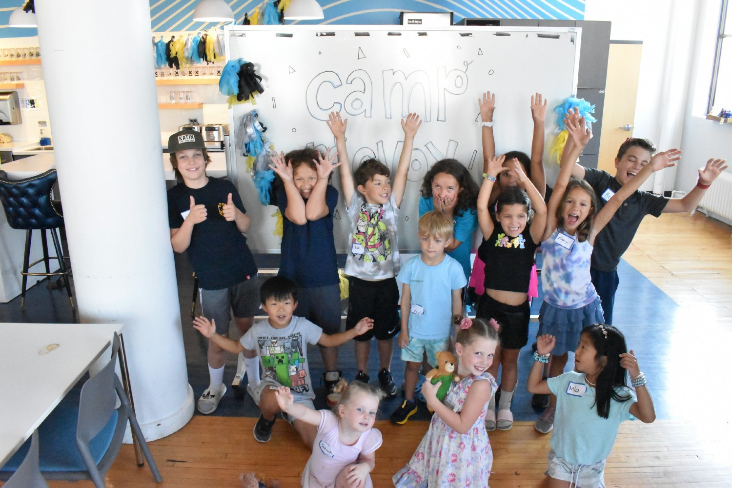 Camp McVoy offered summer fun and immersive creative activities for kiddos to fill childcare gap for employees. 