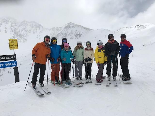 Skiing at A-Basin in Colorado