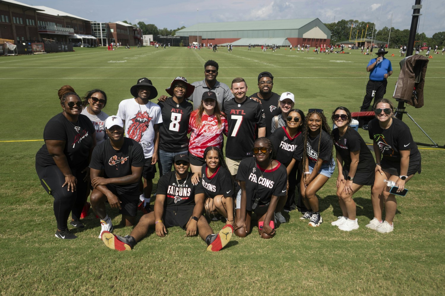 BFOB associates enjoy 2023 associate appreciation day at Atlanta Falcons AT&T Training Camp. 