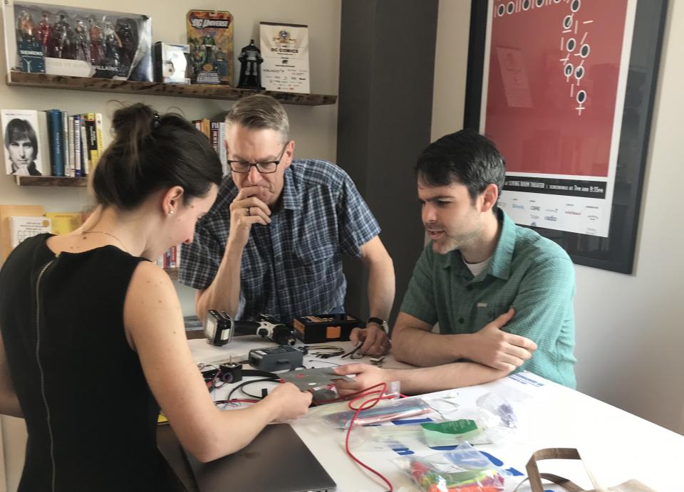 Our brilliant technologists at the Summer 2018 IoT Hackathon