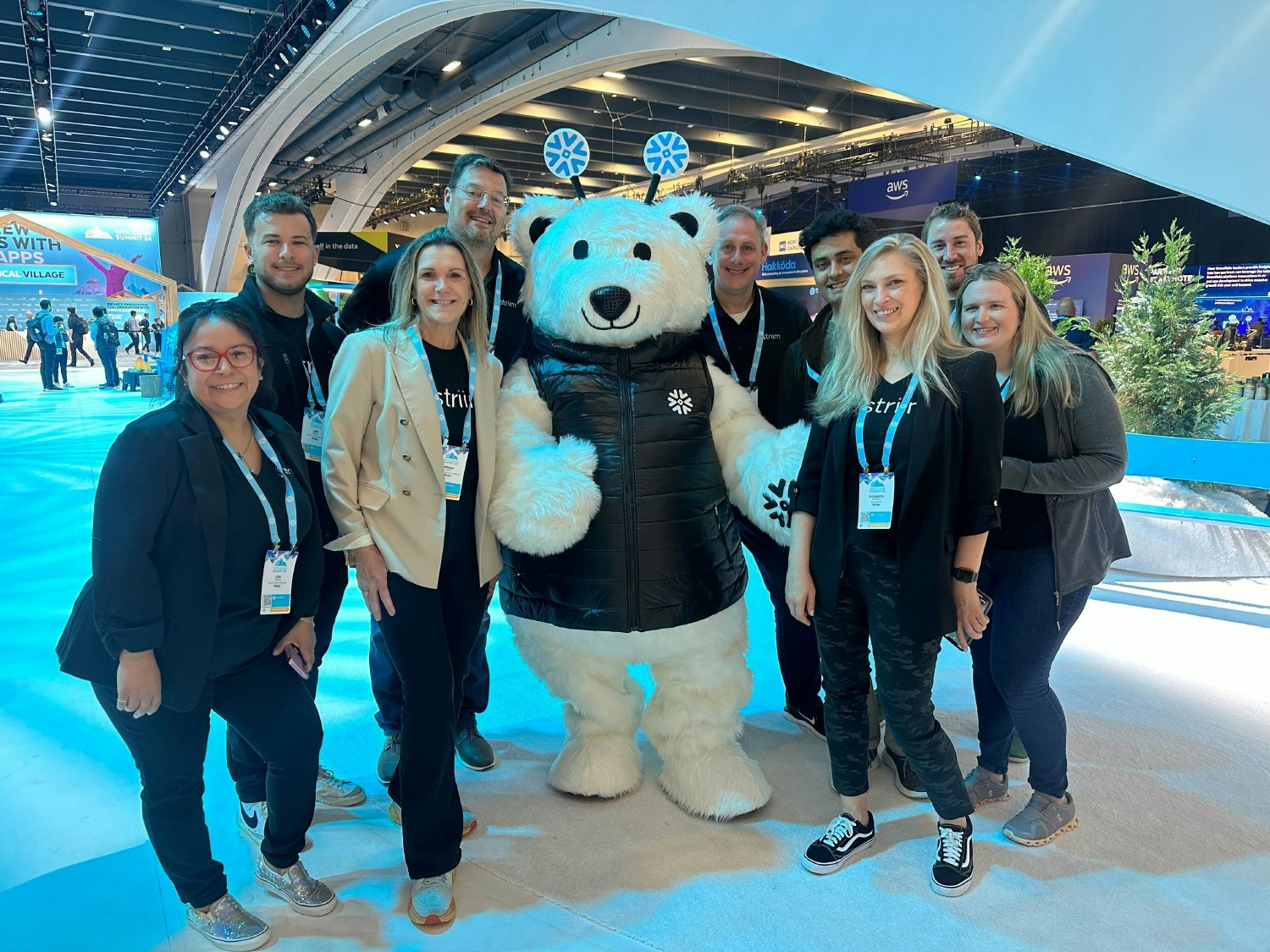 Team at the Snowflake Summit in June 2024