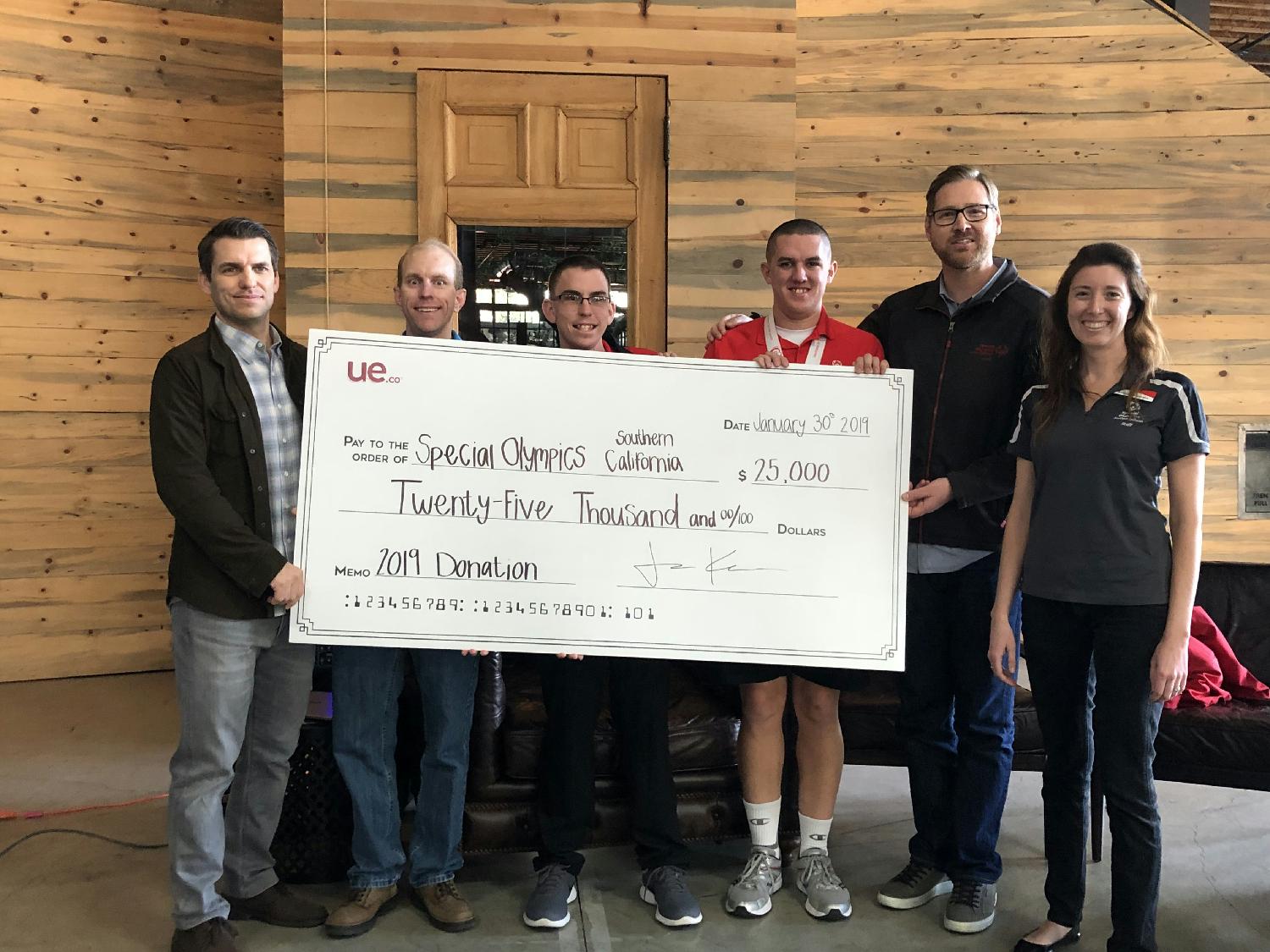 UE.co supports the Special Olympics Organization