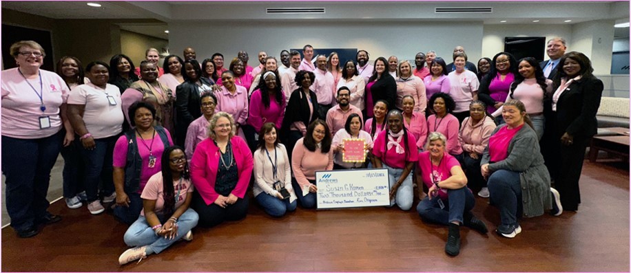Breast Cancer Awareness Day, October 25, 2022 - Employees raised over $2,500 which was donated to Breast Cancer Research