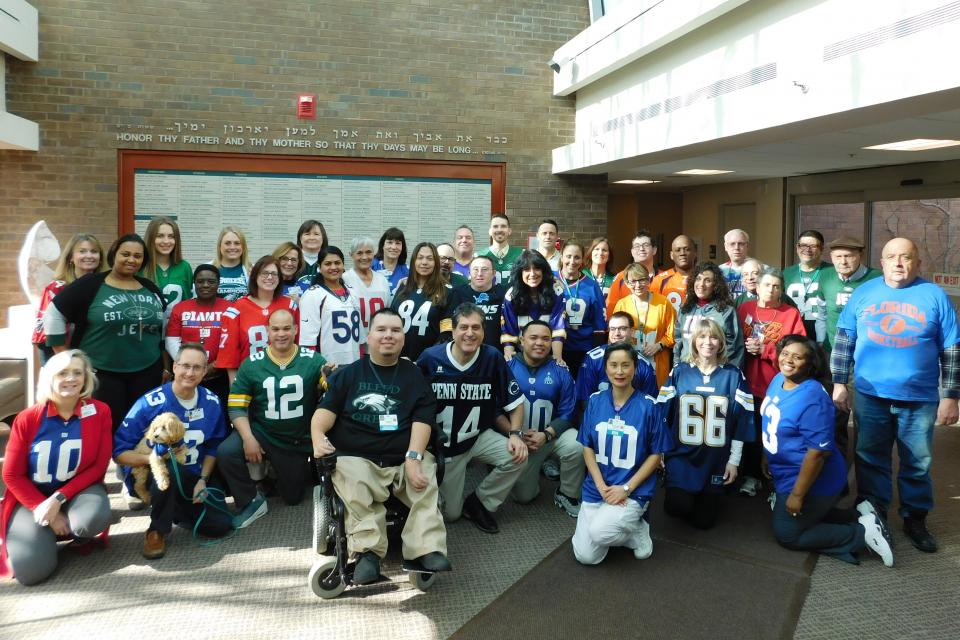 “Spirit Days are a particular hit with Gurwin staff, who wear their teams' jerseys with pride!” 