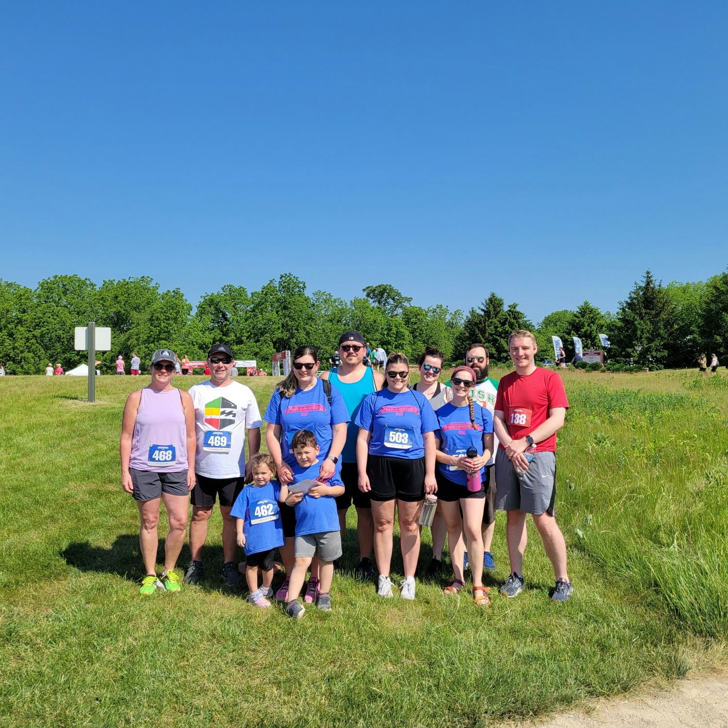 SVA employees participating in the UW Carbone Cancer Center's Race for Research.