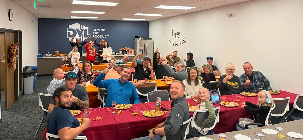 Our Centennial, CO office enjoyed the Annual Turkey Fry, fully catered by DVL with their children. 