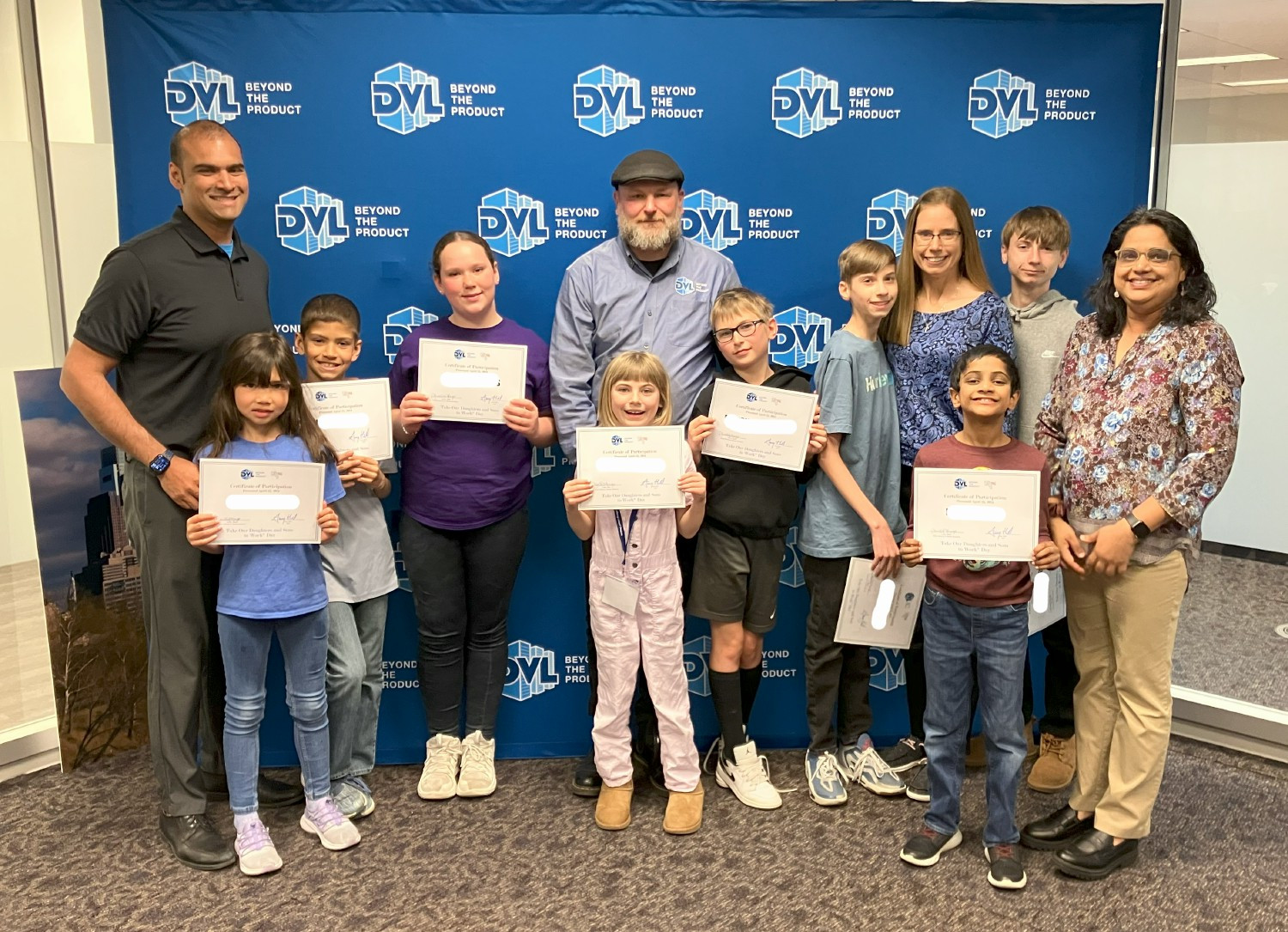 Philadelphia associates and their kids at our annual National Take Our Daughters & Sons to Work Day event