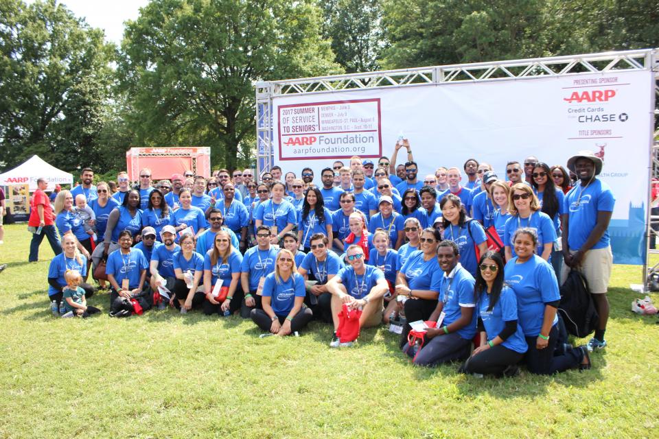 Community Partners with AARP - helping feed local seniors