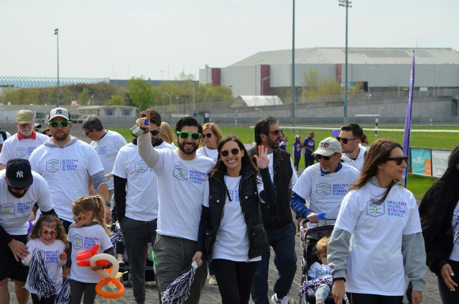 A big group from Wilmington Paper at the March of Dimes event. 