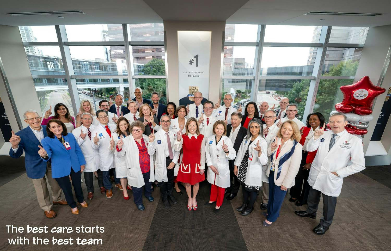Celebrating Texas Children’s Hospital being named No. 1 pediatric hospital in Texas for the 17th consecutive year.
