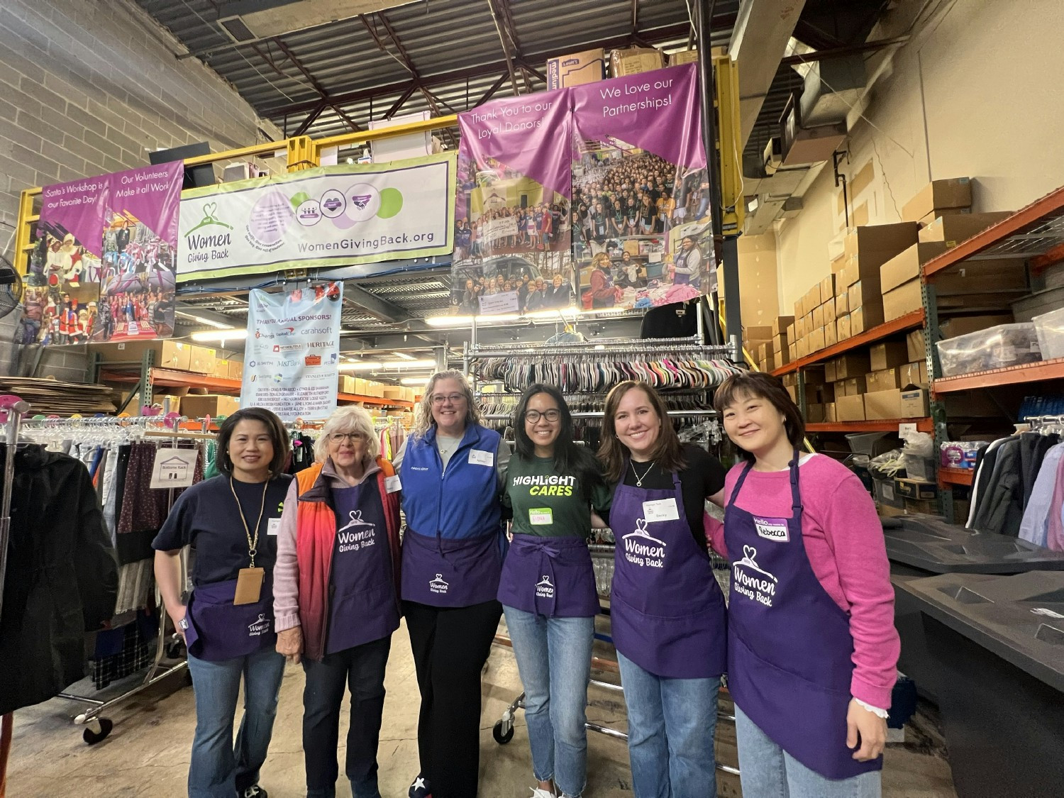 Supporting our community through Women Giving Back.