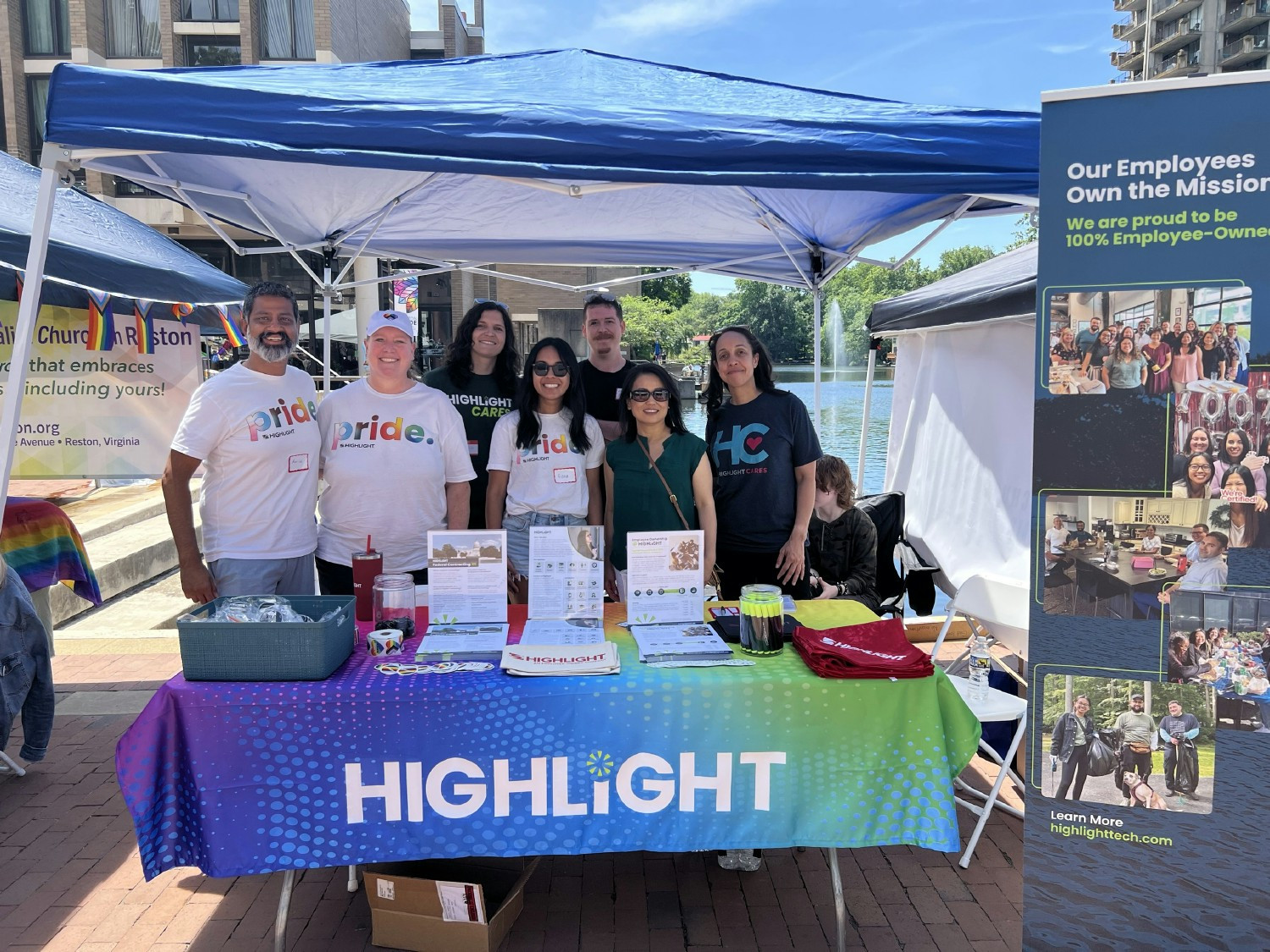 Supporting our community at Reston Pride.