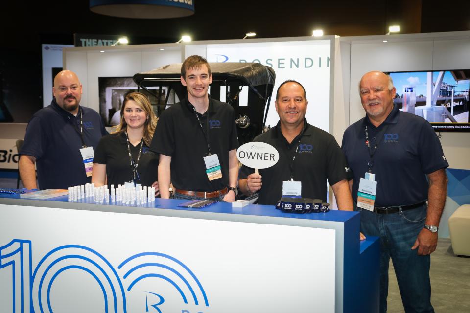 Rosendin showcases 100 years in business at the BICSI Conference in Florida