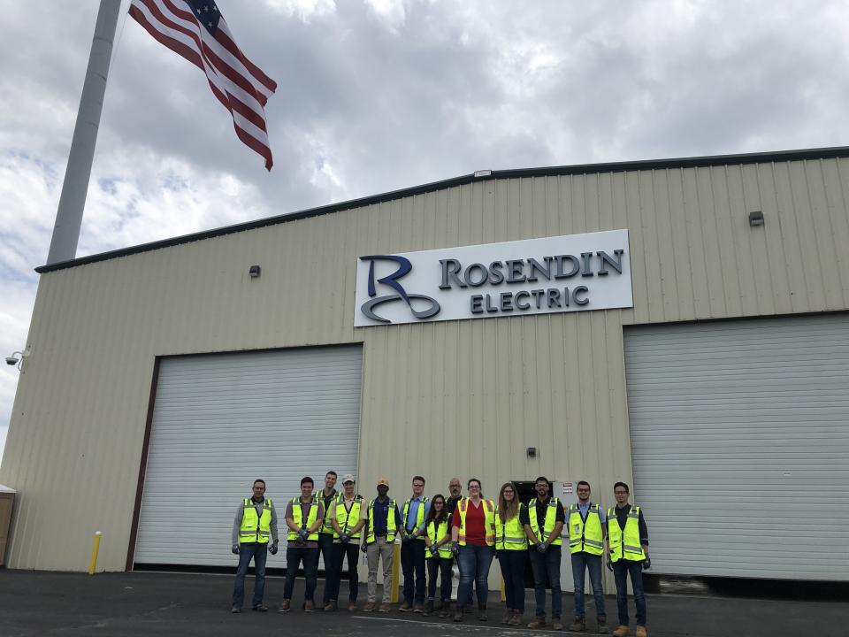 Rosendin’s interns in Oregon spent their summer exploring the different careers in the electrical contracting industry