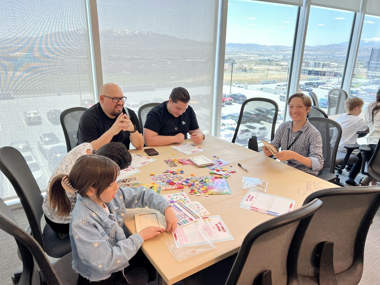 Utah employees and their families during our annual “Bring Your Child to Work” day event