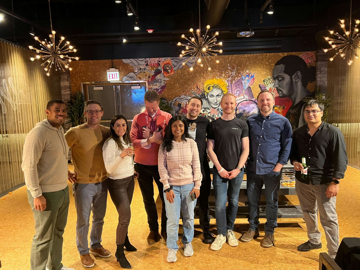 Chicago employee Ping Pong competition