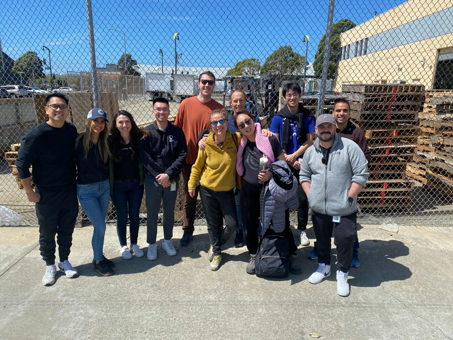 Bay Area employees volunteering at the local food bank during our annual Volunteer Week