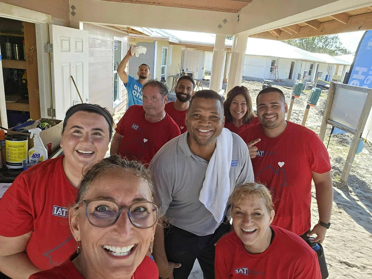 IAT's Sarasota team members volunteered at Habitat for Humanity of Manatee County, FL during IAT’s annual Giving Month. 