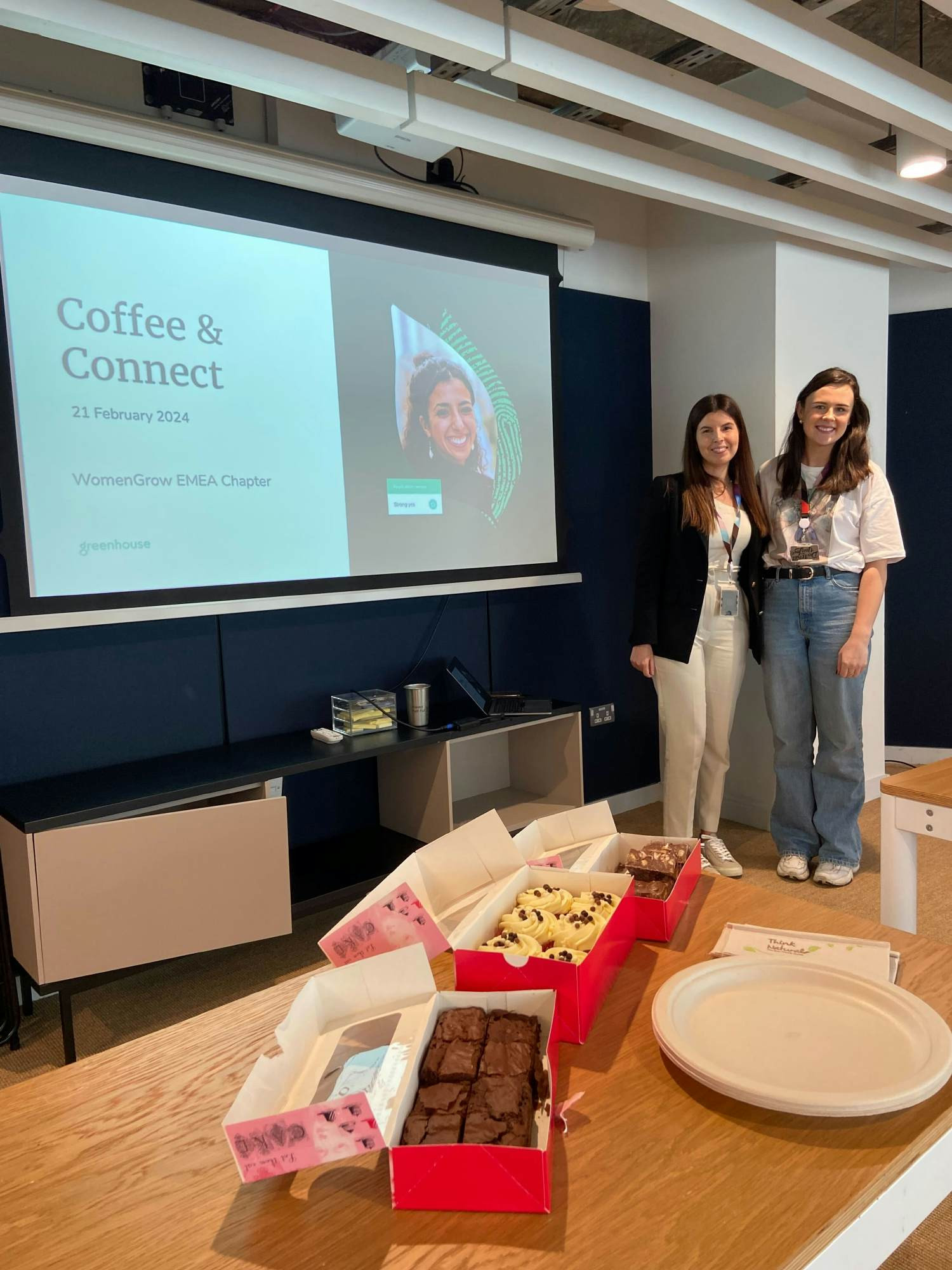 Our EMEA chapter of WOmenGrow hosted a coffe & connection event 