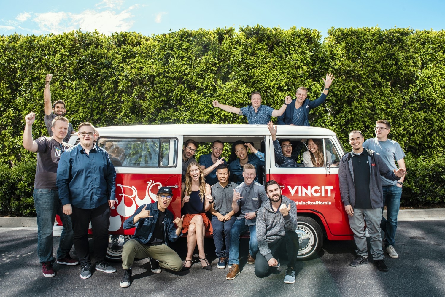 Vincit USA Team and Magic Code Bus