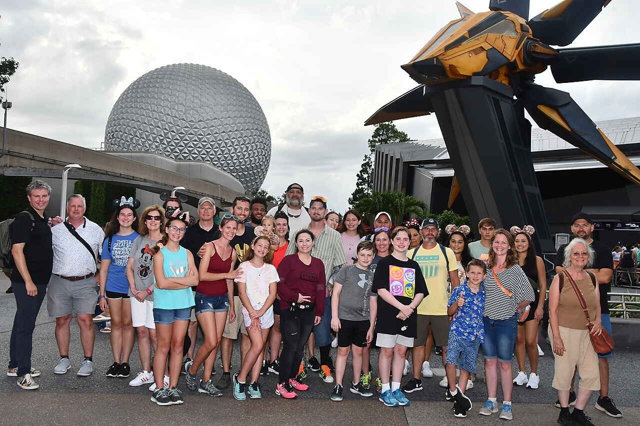Some of our awesome employees and their families at Zapata Technology's most recent company trip to Disney World.
