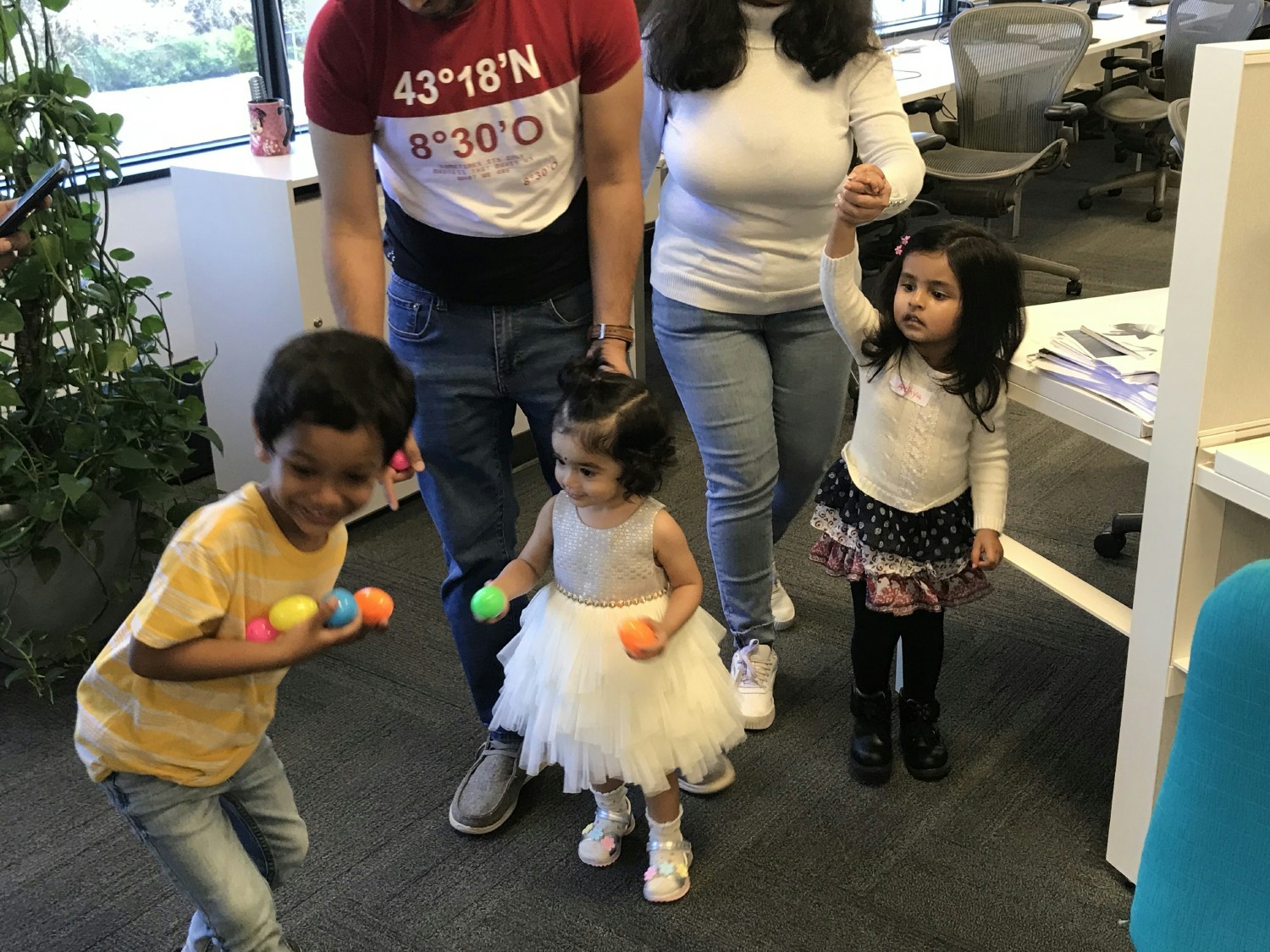 The kids have the most fun at the office. Especially with our Easter events.