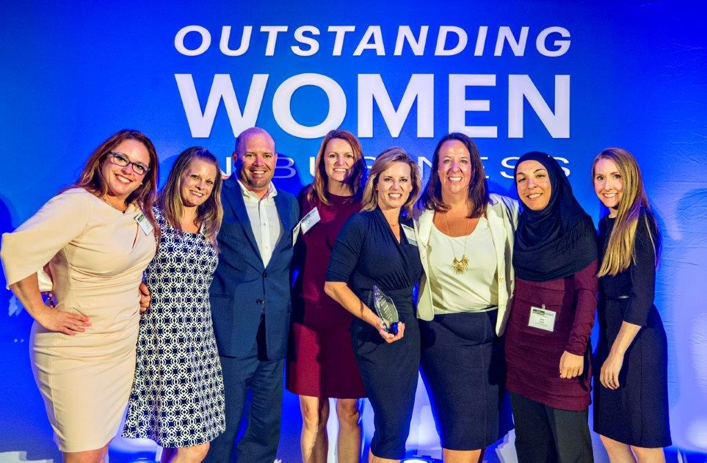 This was such an honor for our CEO to receive the DBJ's Outstanding Women in Business award. 