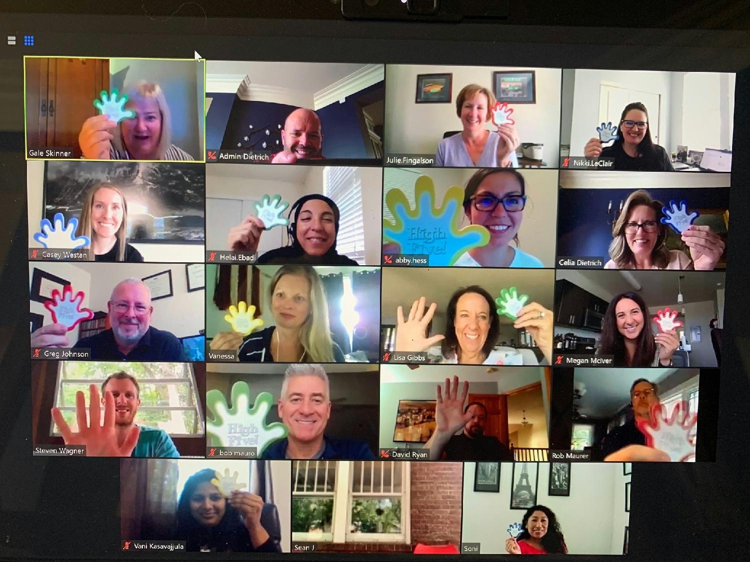 GPTW recertification party 2020. First virtual celebration event - it was fun to play and laugh together again. 