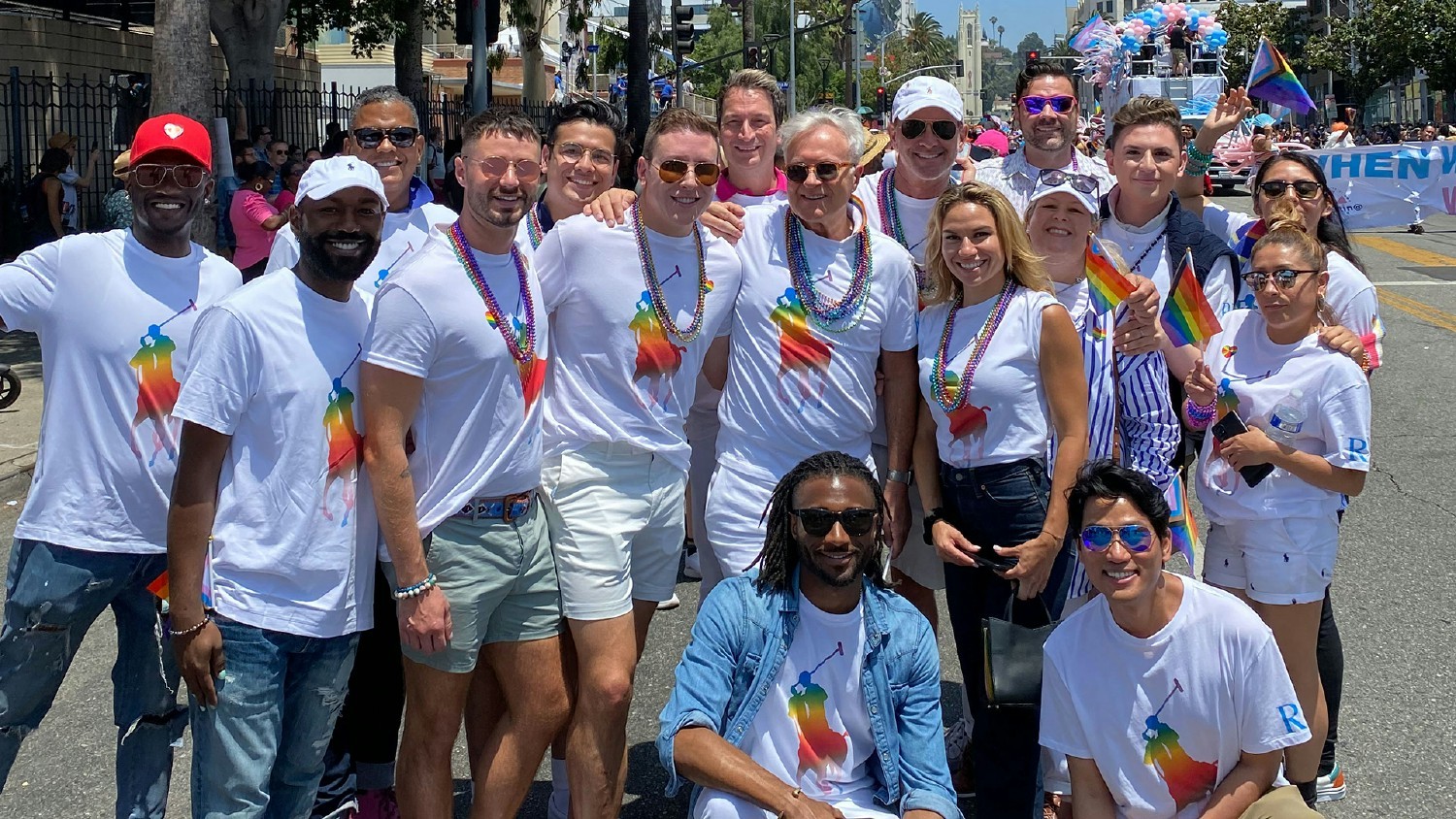 Beverly Hills Store Employees, Friends & Family celebrate #RLPride at the LA Pride Parade.