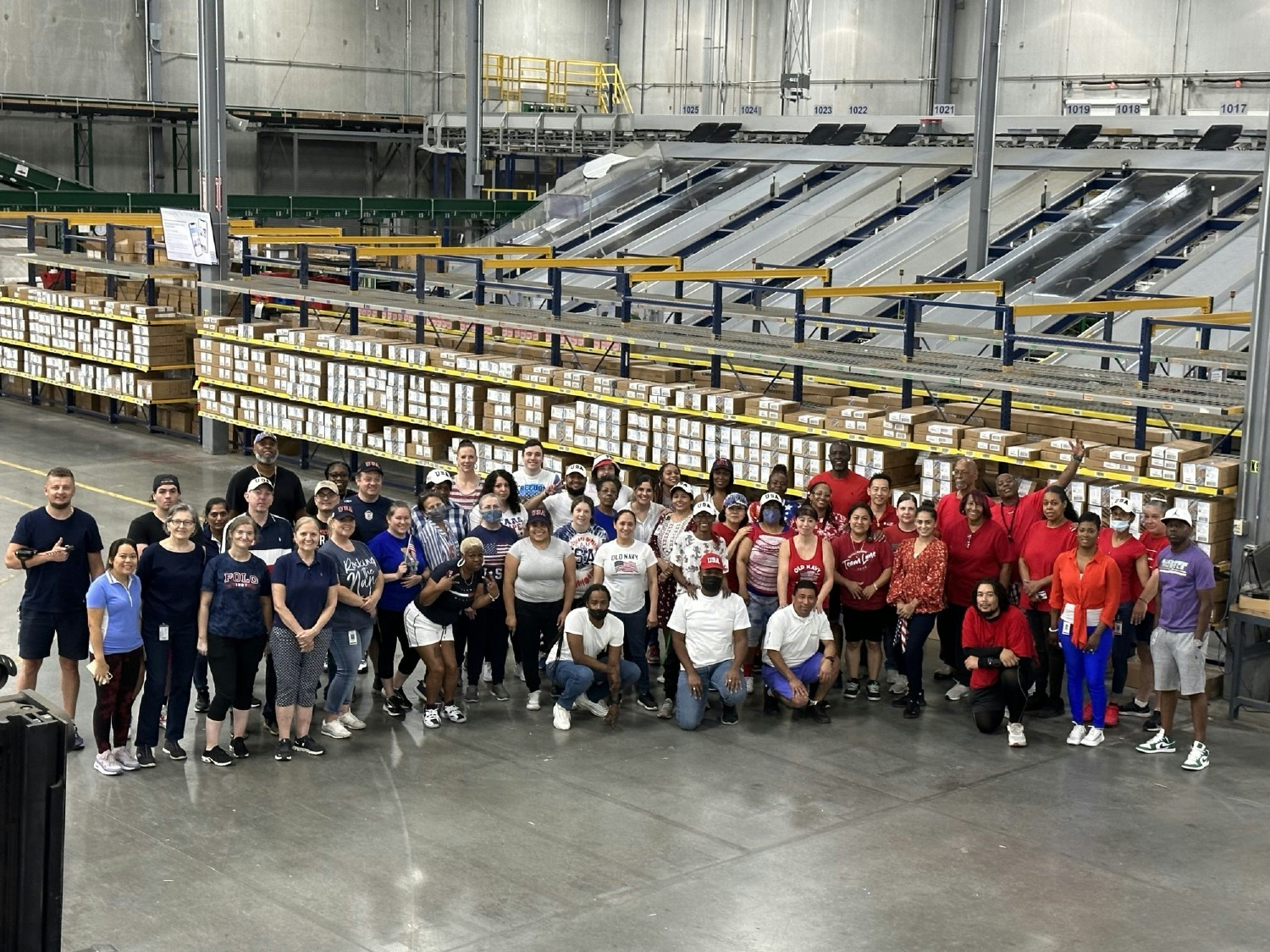 Our incredible team members from our North Carolina fulfillment center.
