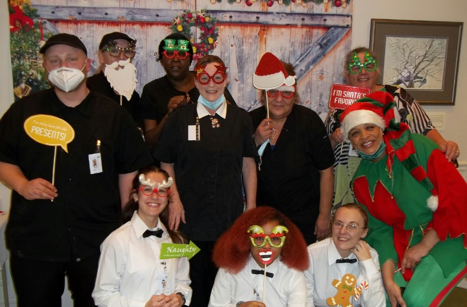 These associates know how to get into the Holiday spirit and spread good cheer.